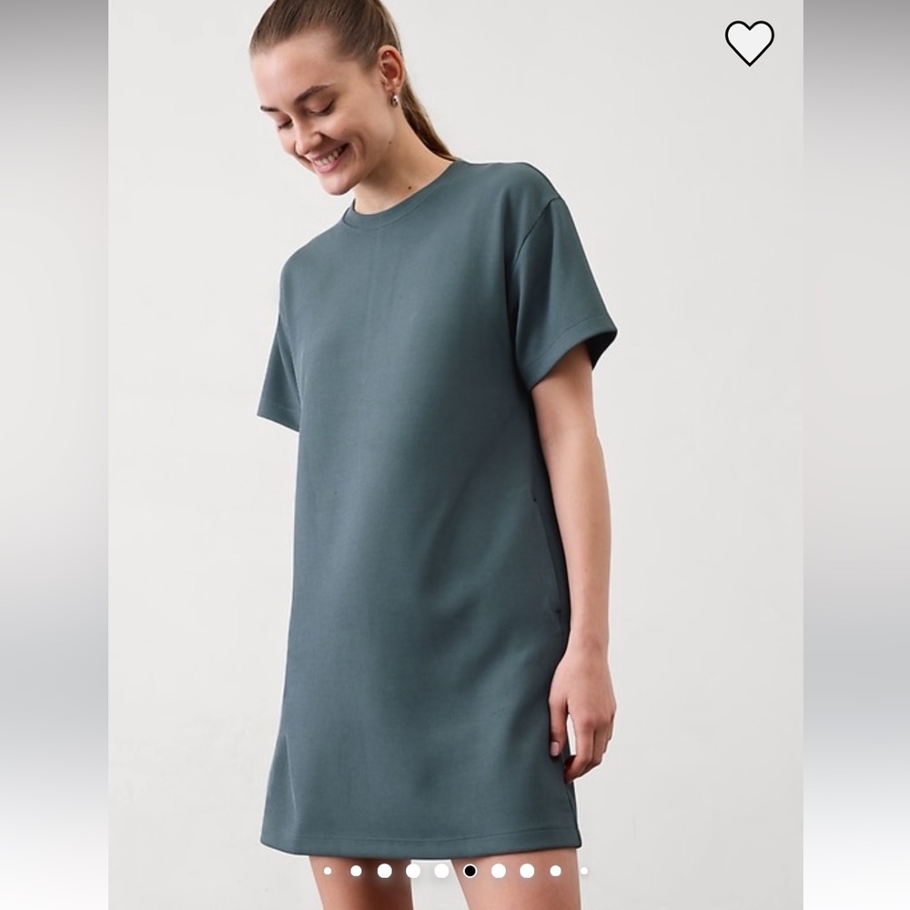 Athleta Seasoft Rib Tee Dress NWT Medium Tall